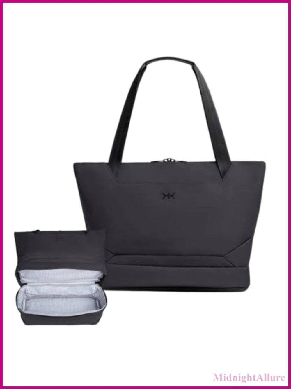 Expandable Laptop Tote 16-Inch Water Resistant Travel Work Bag